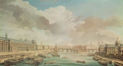 The Louvre, the Pont Neuf and the College des Quatre Nations by Nicolas Raguenet